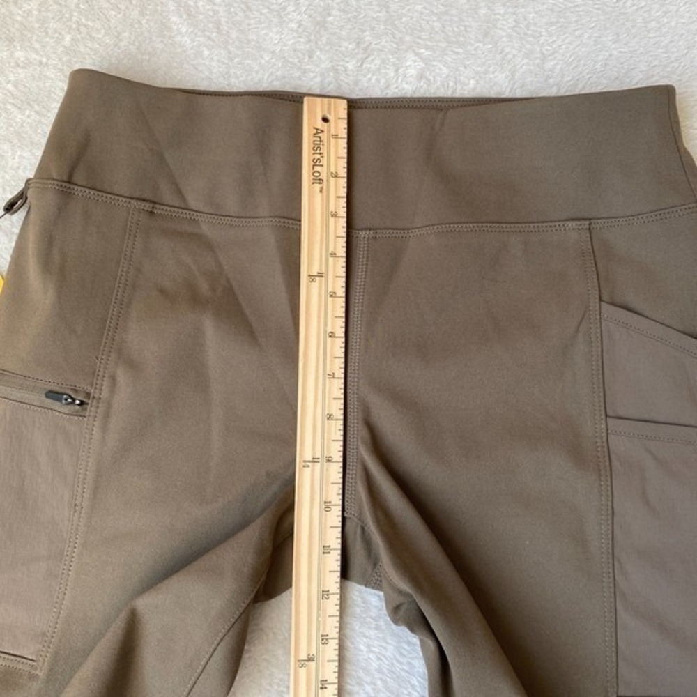 Carhartt Force Utility Leggings Women Size MT Green Fitted Flex Zip Pocket NWT - Picture 13 of 13